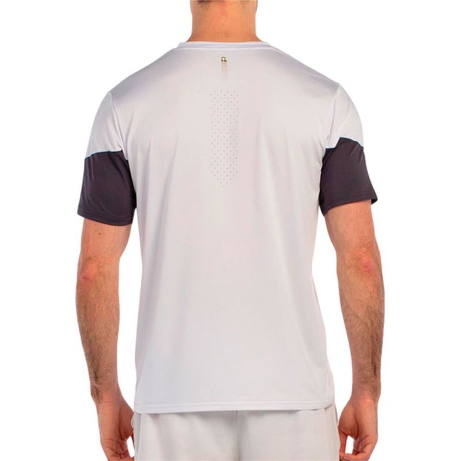 Kort�rmet T-shirt til M�nd Bullpadel Brial 012 Hvid Padel #2