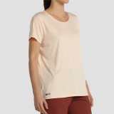 Kort�rmet T-shirt til Kvinder +8000 Acacia Beige #3