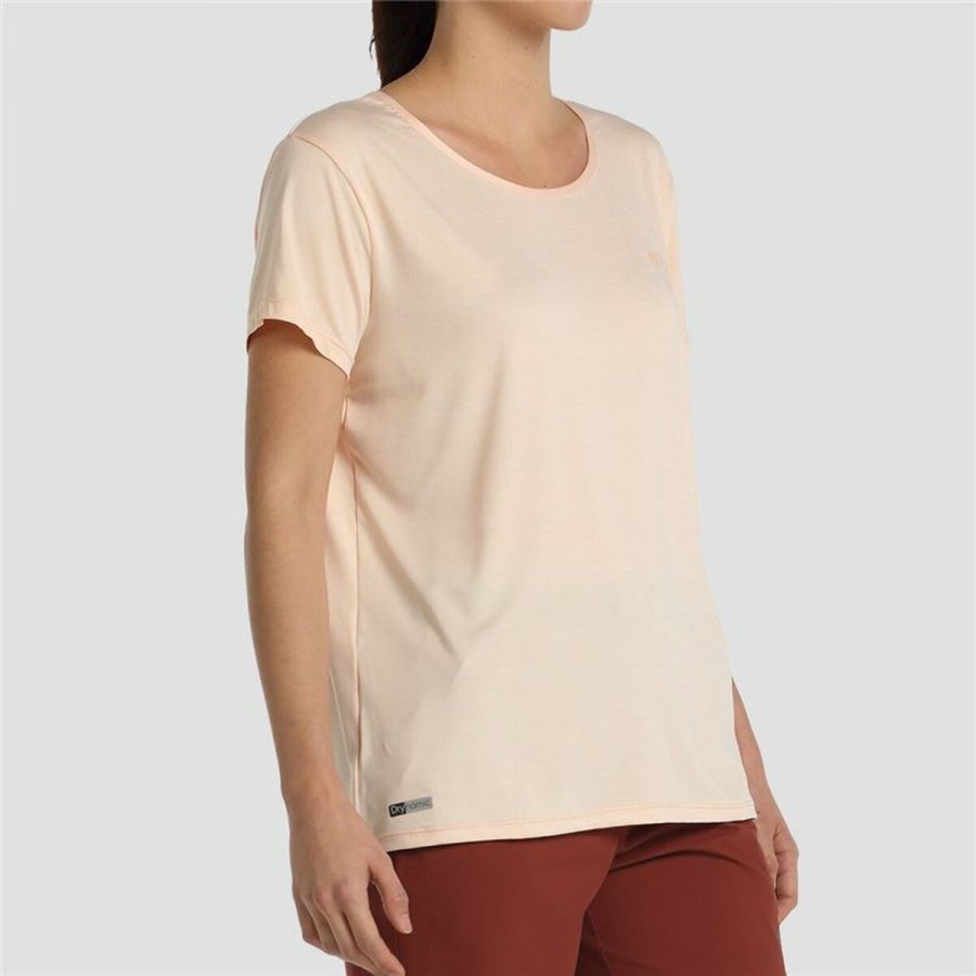 Kort�rmet T-shirt til Kvinder +8000 Acacia Beige #3