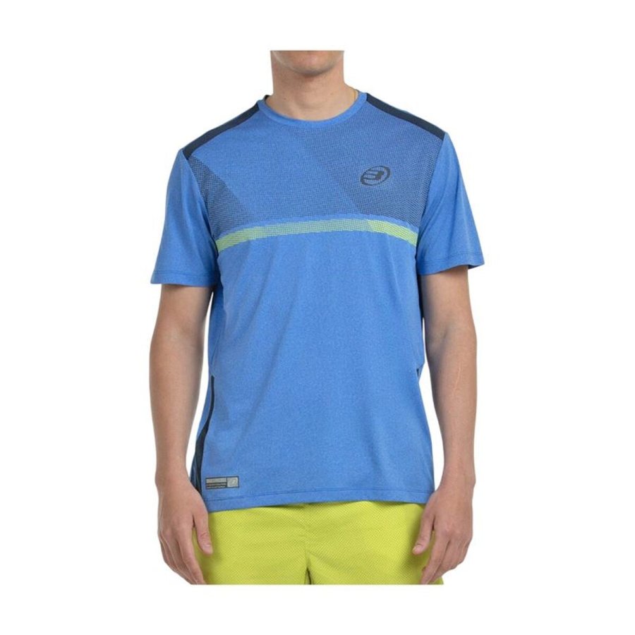Kort�rmet T-shirt til M�nd Bullpadel Bilao Indigo Padel #1