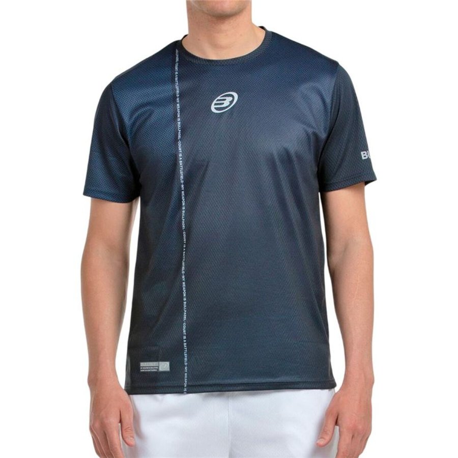 Kort�rmet T-shirt til M�nd Bullpadel BATEN-004 M�rkebl� #1
