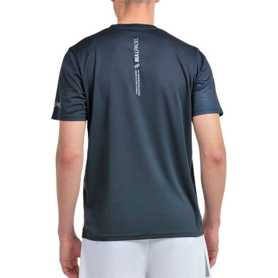 Kort�rmet T-shirt til M�nd Bullpadel BATEN-004 M�rkebl� #2