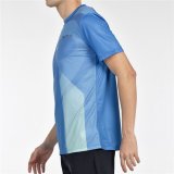 Kort�rmet T-shirt til M�nd Bullpadel Brumo Bl� Padel #4