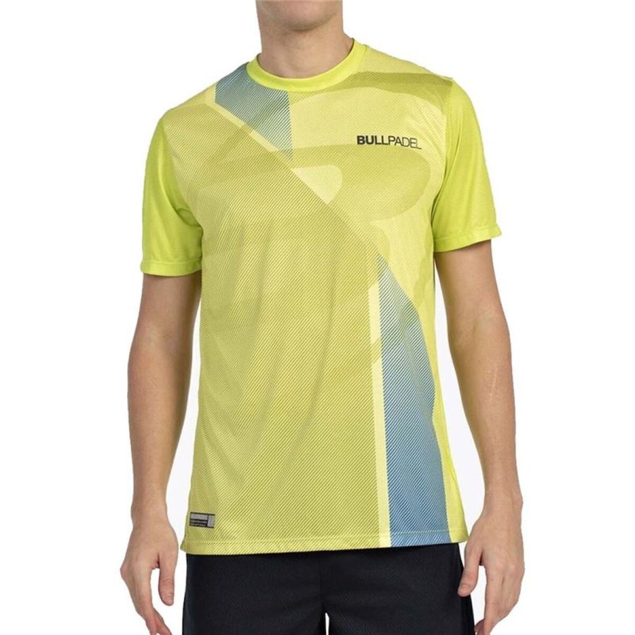 Kort�rmet T-shirt til M�nd Bullpadel Brumo Gul Padel #1