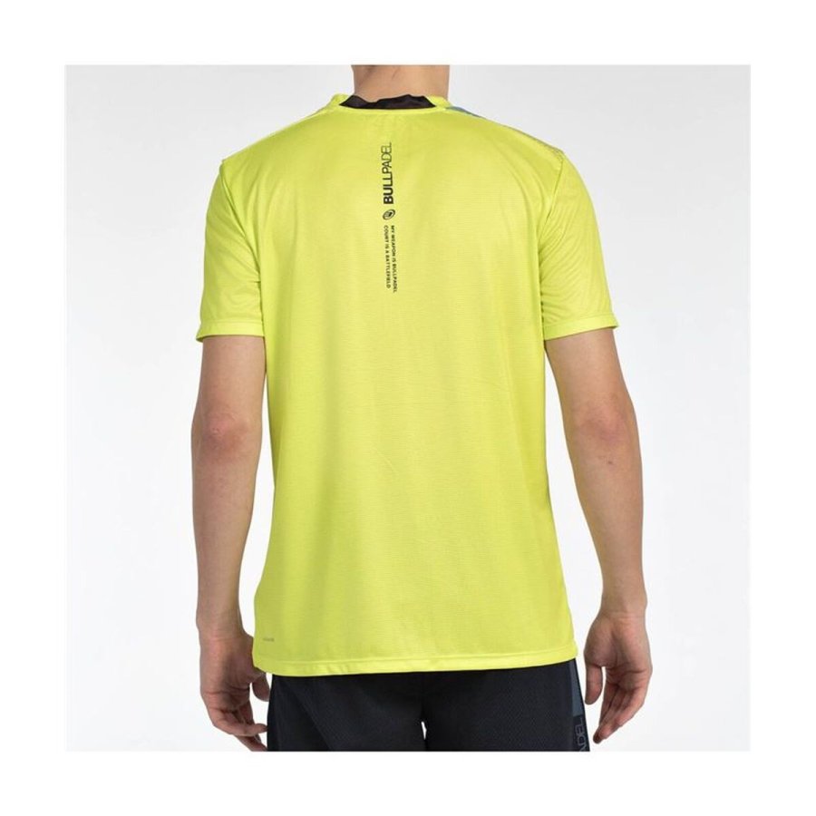 Kort�rmet T-shirt til M�nd Bullpadel Brumo Gul Padel #3