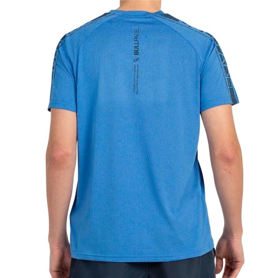 Kort�rmet T-shirt til M�nd Bullpadel Badan Indigo Padel #2