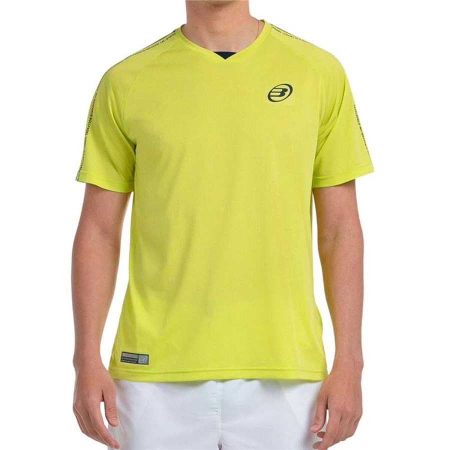 Kort�rmet T-shirt til M�nd Bullpadel Badan Gul Padel #1