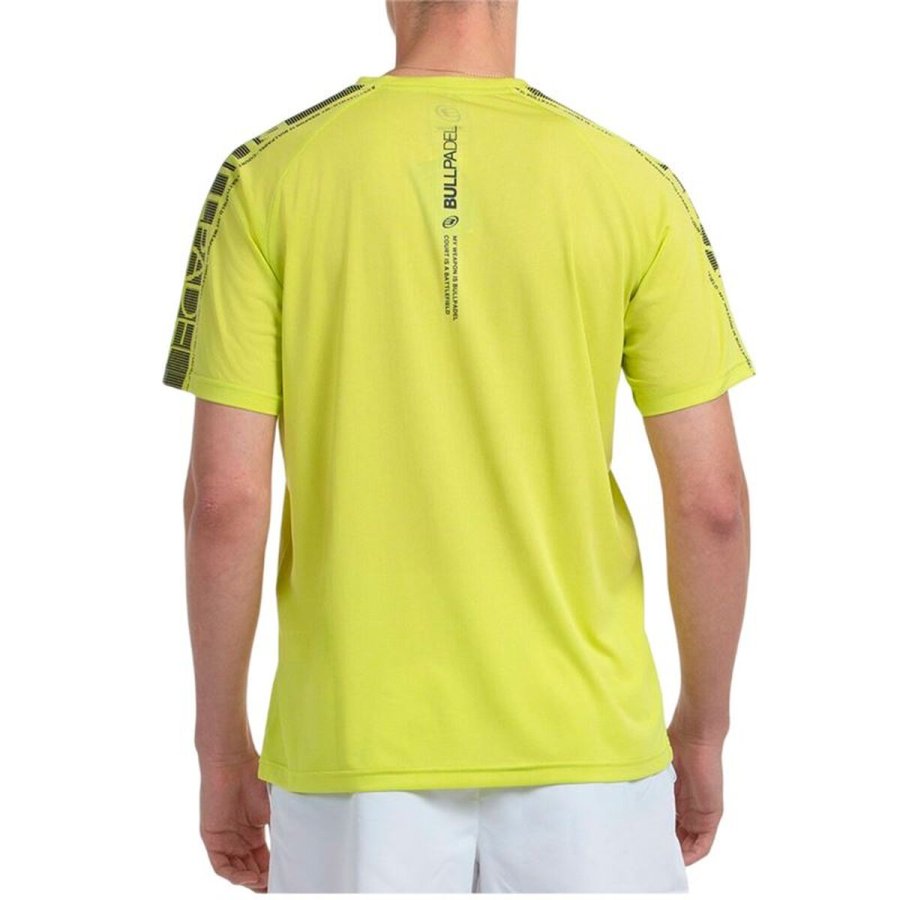 Kort�rmet T-shirt til M�nd Bullpadel Badan Gul Padel #2