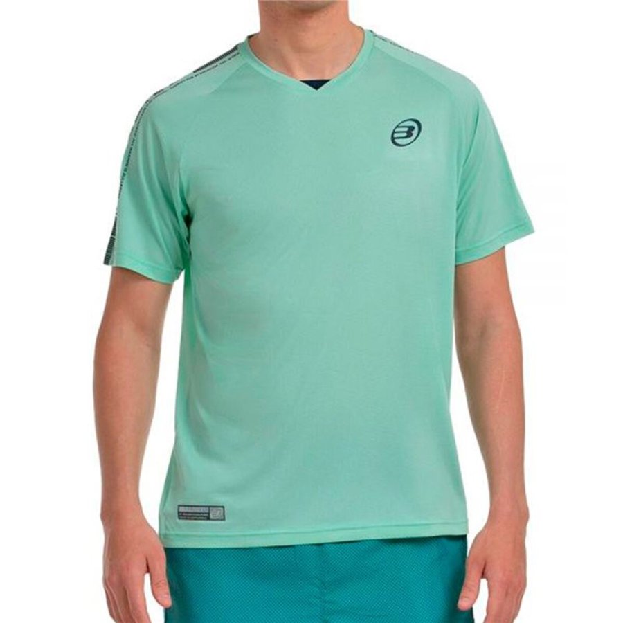Kort�rmet T-shirt til M�nd Bullpadel Badan Bl� Padel #1