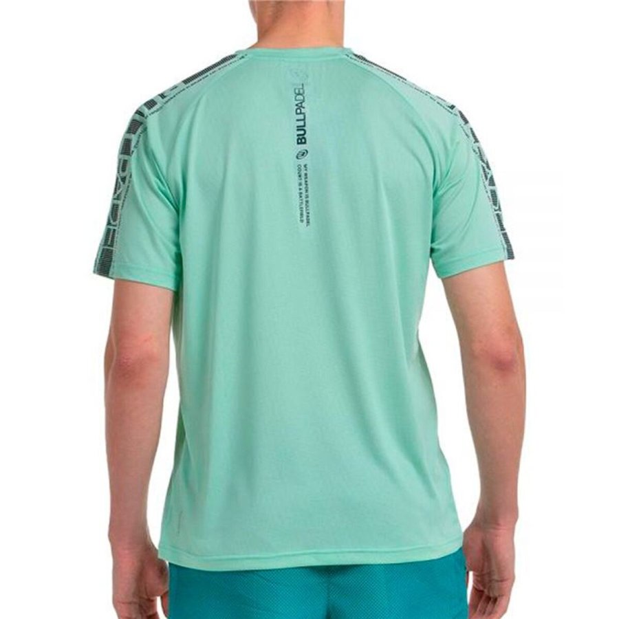 Kort�rmet T-shirt til M�nd Bullpadel Badan Bl� Padel #2