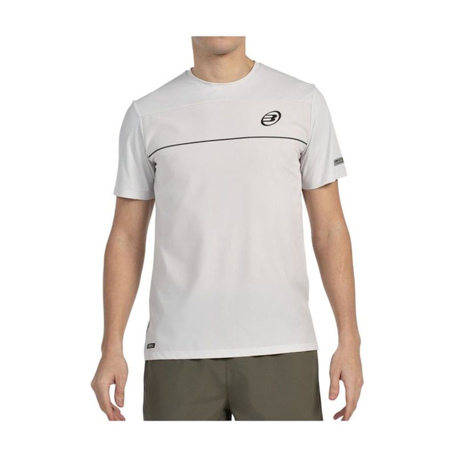 Kort�rmet T-shirt til M�nd Bullpadel Monda Hvid Padel #1