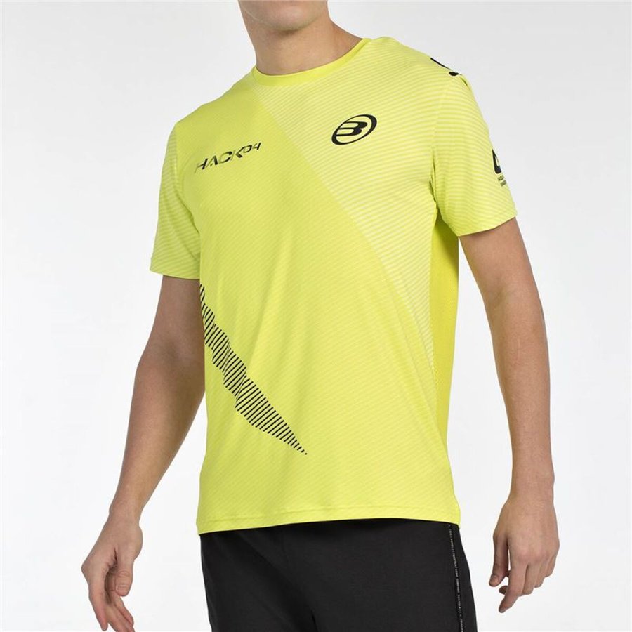 Kort�rmet T-shirt til M�nd Bullpadel Paquito 25V Gul Padel #3