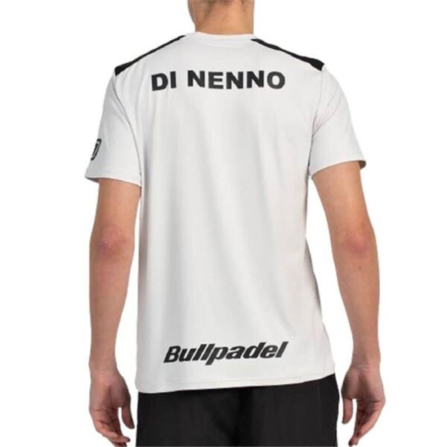 Kort�rmet T-shirt til M�nd Bullpadel Dinneno 25V Lysegr� Padel #2