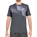 Kort�rmet T-shirt til M�nd Bullpadel Dinneno 25V Lysegr� Padel #1