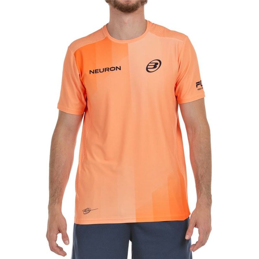 Kort�rmet T-shirt til M�nd Bullpadel Chingotto 25V Orange Padel #1