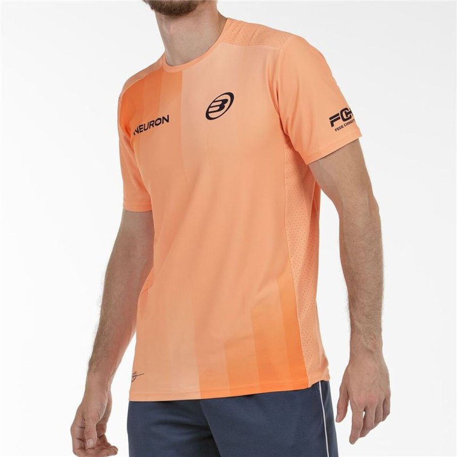 Kort�rmet T-shirt til M�nd Bullpadel Chingotto 25V Orange Padel #3
