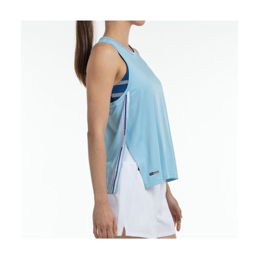 Kort�rmet T-shirt til M�nd Bullpadel Duranta Bl� Padel #3