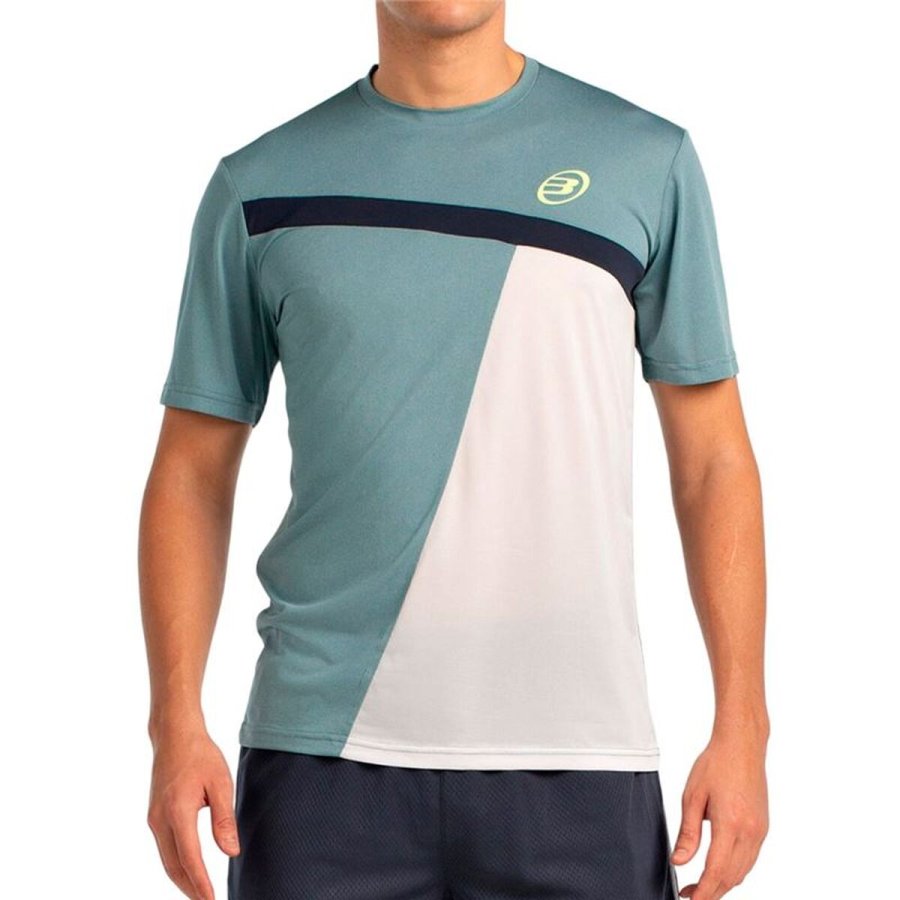 Kort�rmet T-shirt til M�nd Bullpadel LLEGA-148 Akvamarin #1
