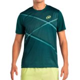 Kort�rmet T-shirt til M�nd Bullpadel Ladra 053 Bl� Padel #1