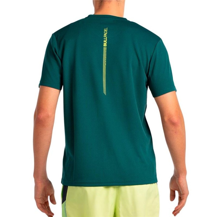 Kort�rmet T-shirt til M�nd Bullpadel Ladra 053 Bl� Padel #2