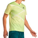 Kort�rmet T-shirt til M�nd Bullpadel Ladra 059 Gul Padel #4