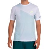 Kort�rmet T-shirt til M�nd Bullpadel Lagar 012 Hvid #1