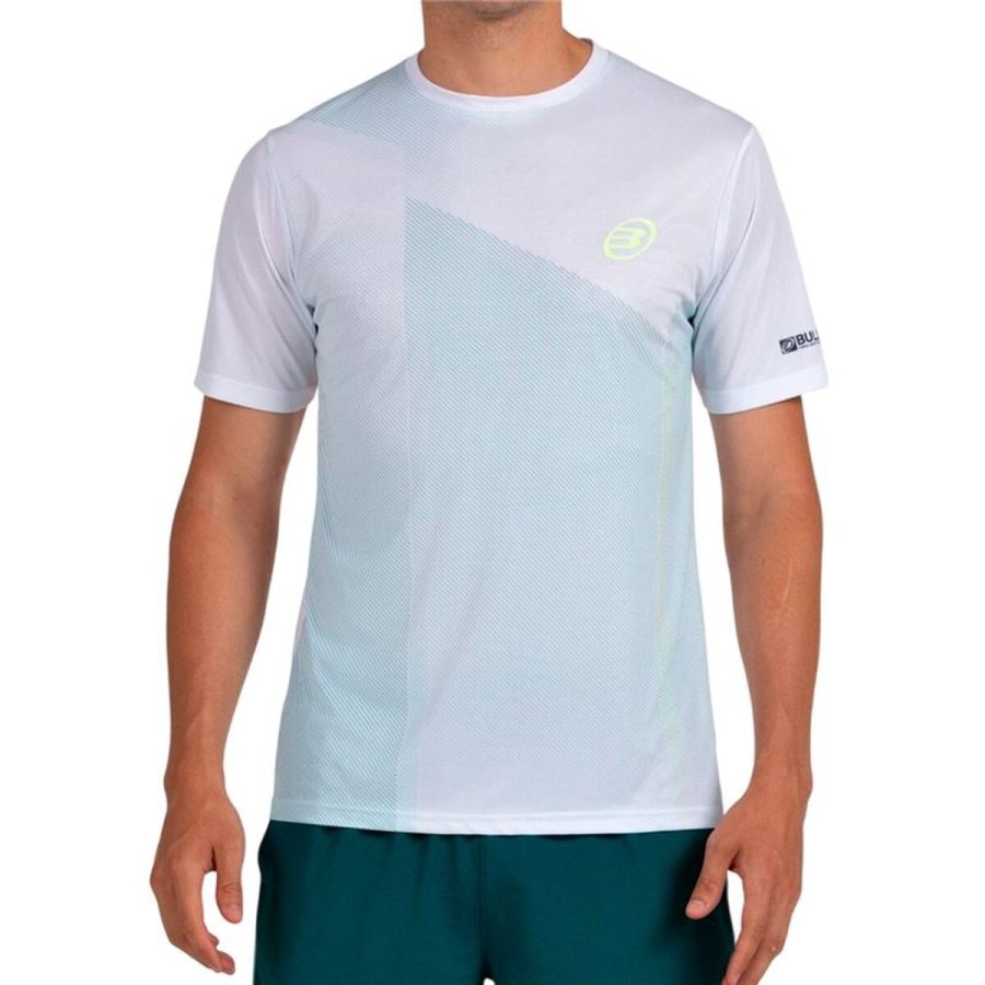 Kort�rmet T-shirt til M�nd Bullpadel Lagar 012 Hvid #1
