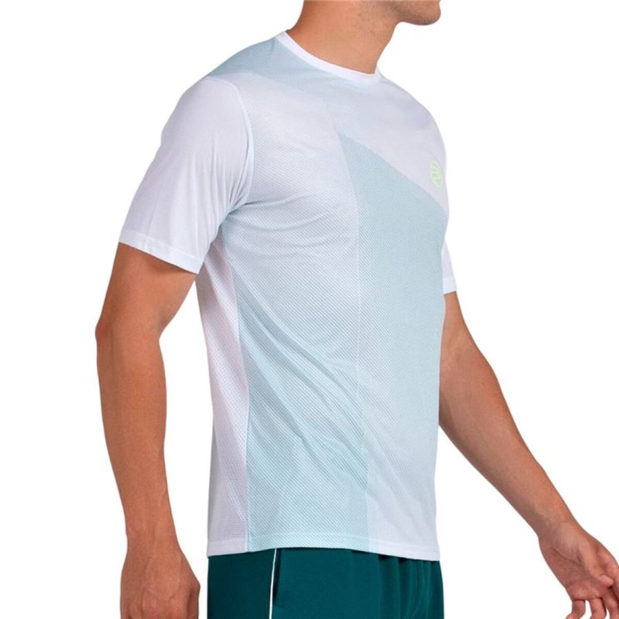 Kort�rmet T-shirt til M�nd Bullpadel Lagar 012 Hvid #3