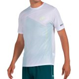 Kort�rmet T-shirt til M�nd Bullpadel Lagar 012 Hvid #4