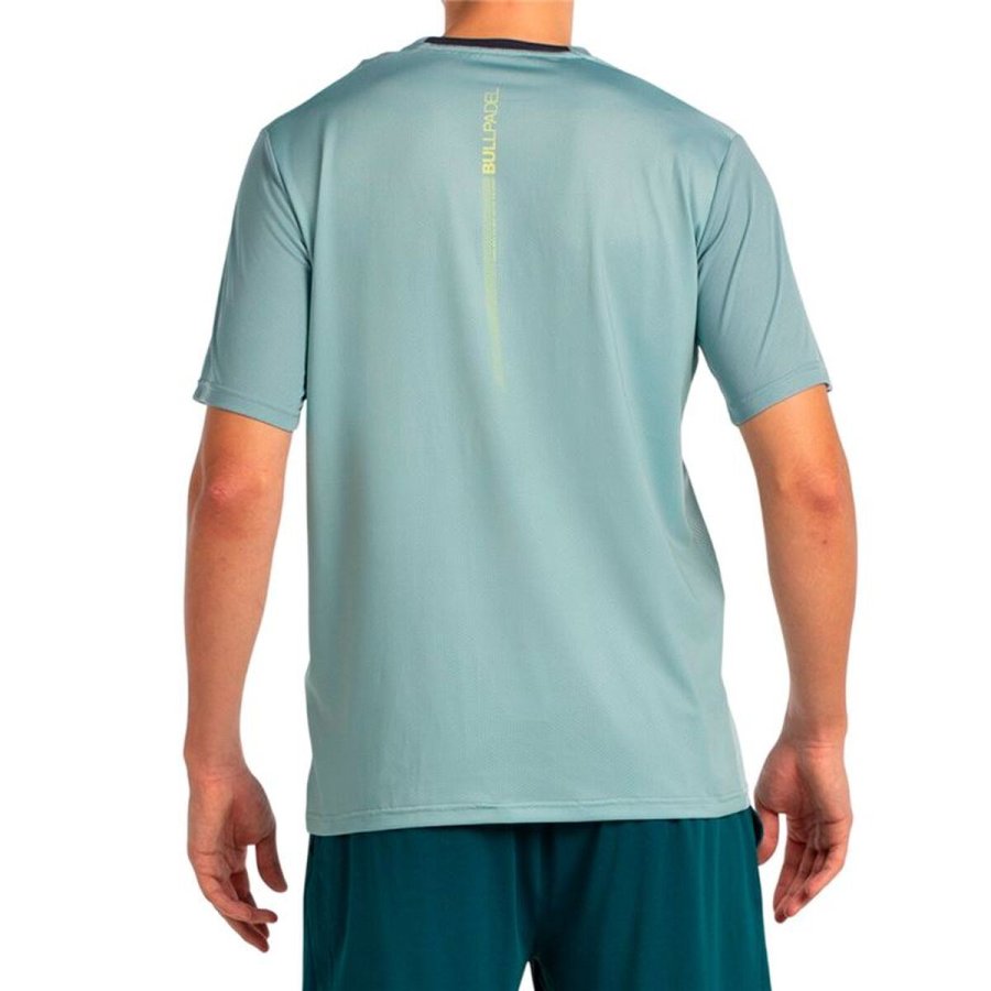 Kort�rmet T-shirt til M�nd Bullpadel Lagar 048 Himmelbl� Padel #2