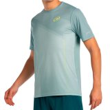 Kort�rmet T-shirt til M�nd Bullpadel Lagar 048 Himmelbl� Padel #3