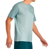Kort�rmet T-shirt til M�nd Bullpadel Lagar 048 Himmelbl� Padel #4