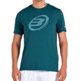 Kort�rmet T-shirt til M�nd Bullpadel Lande 153 Bl� Padel #1