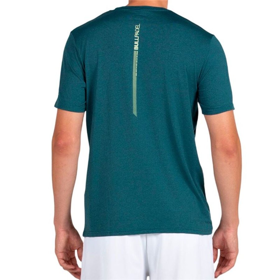 Kort�rmet T-shirt til M�nd Bullpadel Lande 153 Bl� Padel #2