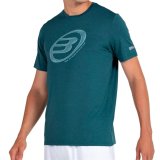 Kort�rmet T-shirt til M�nd Bullpadel Lande 153 Bl� Padel #3