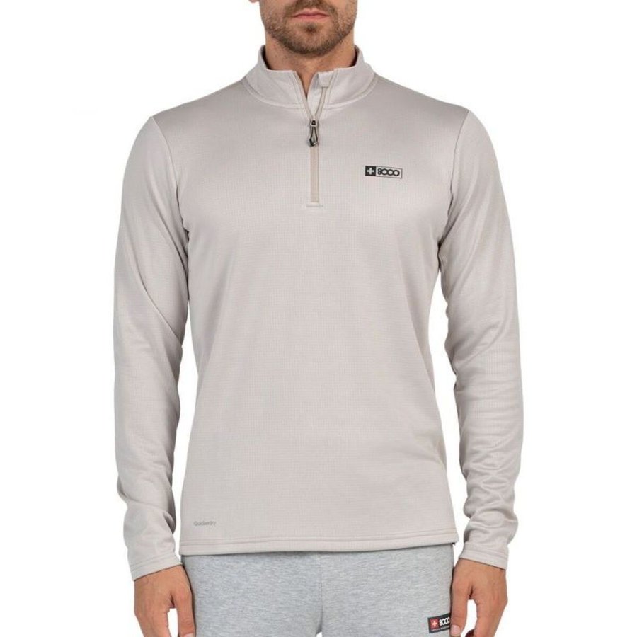 Lang�rmet T-shirt til M�nd +8000 Portu Beige #1