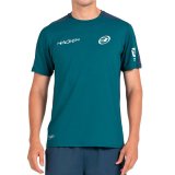 Kort�rmet T-shirt til M�nd Bullpadel Paquito 25I 053 Bl� Padel #1