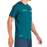 Kort�rmet T-shirt til M�nd Bullpadel Paquito 25I 053 Bl� Padel #4