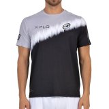 Kort�rmet T-shirt til M�nd Bullpadel Dinenno 25I 005 Sort Padel #1