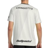 Kort�rmet T-shirt til M�nd Bullpadel Chingotto 25I 026 Lysegr� Padel #2