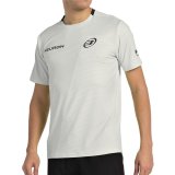 Kort�rmet T-shirt til M�nd Bullpadel Chingotto 25I 026 Lysegr� Padel #4