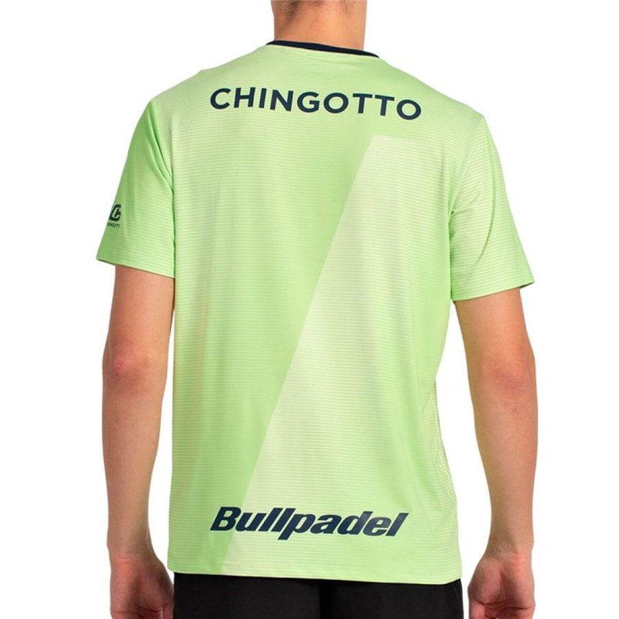 Kort�rmet T-shirt til M�nd Bullpadel Chingotto 25I 059 Limegr�n Padel #2