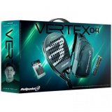 Padel bat Bullpadel Vertex 04 Comfort Pro Line 2026 Sort Kulfiber #1