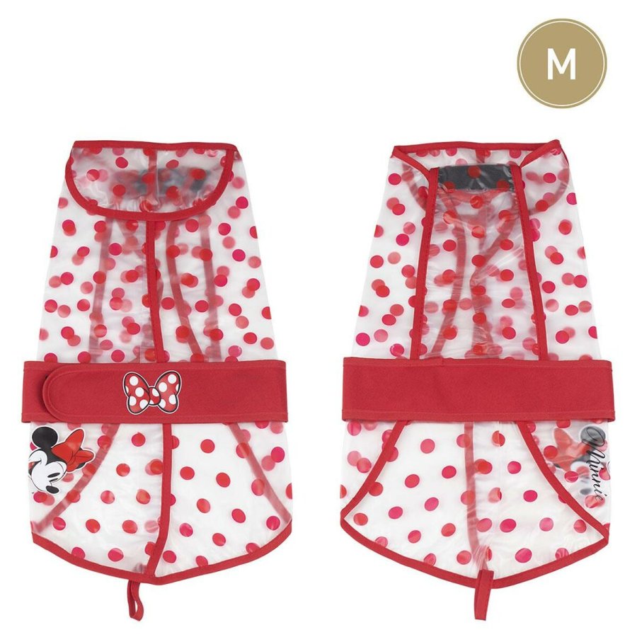 Hund regnfrakke Minnie Mouse Rd M #2