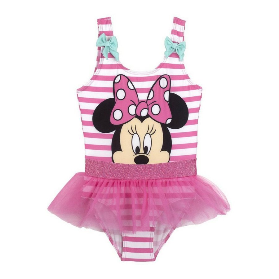 Badedragt til piger Minnie Mouse Pink #1