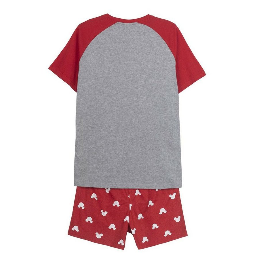 B�rnepyjamasser Mickey Mouse R�d (Voksne) M�nd Gr� #4