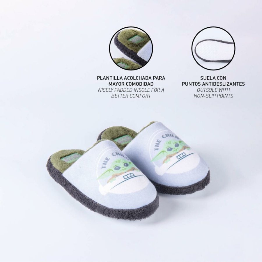 Hjemmesko The Mandalorian Lysegr #6