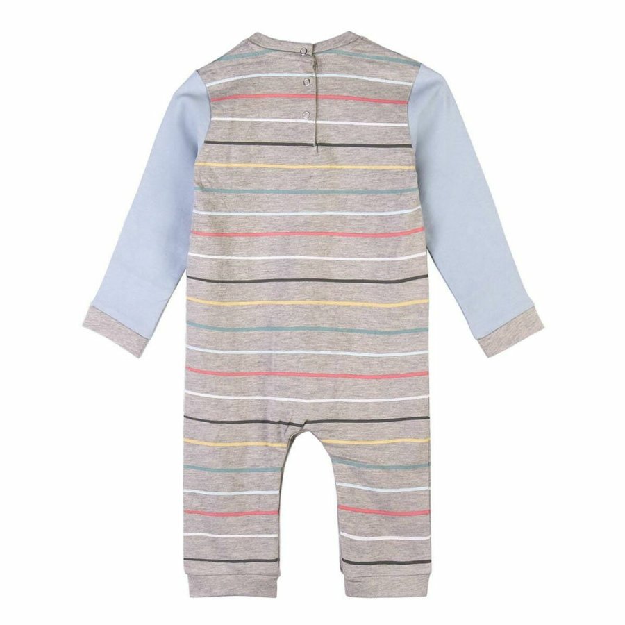 Langrmet sparkedragt til baby Snoopy Gul Gr #2