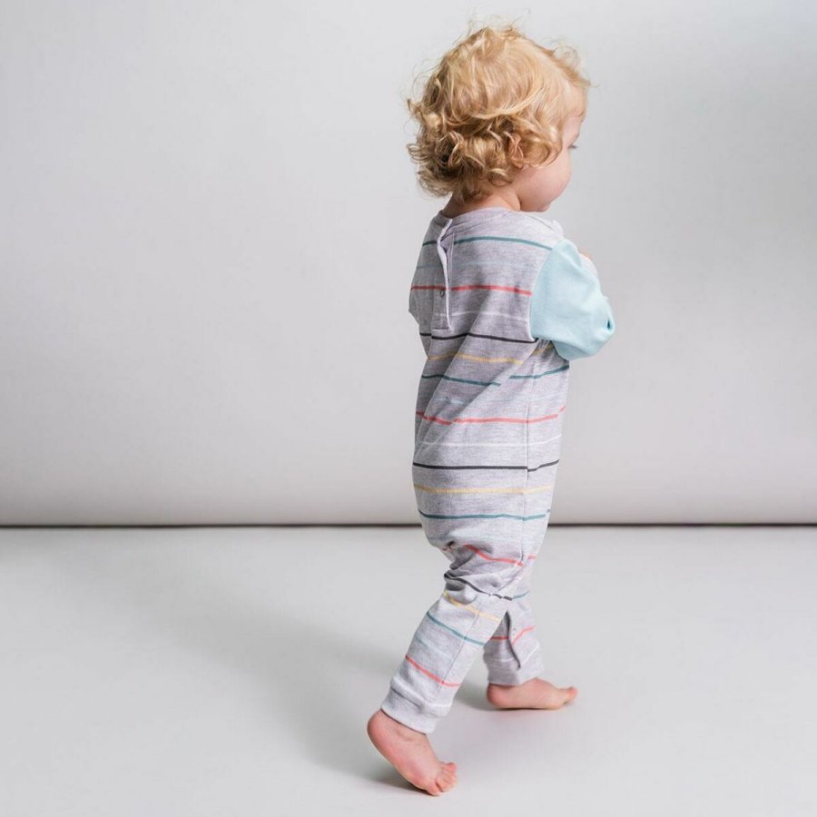 Langrmet sparkedragt til baby Snoopy Gul Gr #4