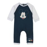 Langrmet sparkedragt til baby Mickey Mouse Bl #1